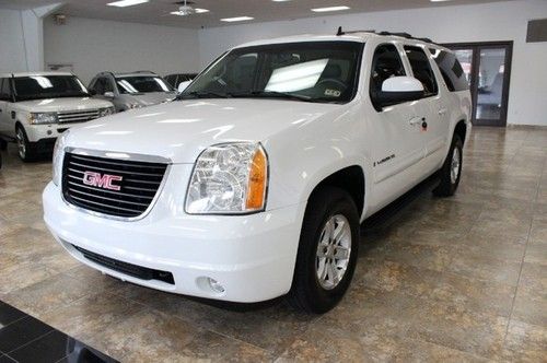 2007 gmc yukon xl sle~4wd~tv/dvd~roof~htd lea~3rd seat~4capt~93k miles