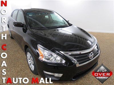 2013(13)altima s 2.5 fact w-ty only 15k black/black keyless start button phone