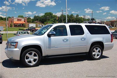 Save at empire chevy on this loaded suburban ltz 4x4 w/ gps, dvd, sunroof &amp; 20s