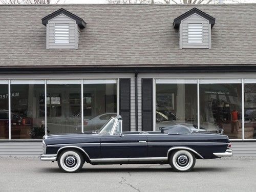 1967 mercedes benz 300se cabriolet  - automatic transmission, a/c