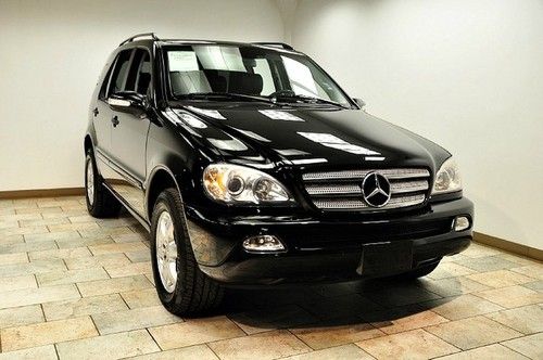 2003 mercedes-benz ml350 blk/blk inspiration 38k navigation warranty