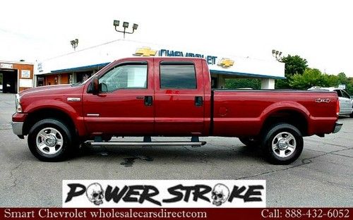 Used ford f 350 6 speed manual powerstroke turbo diesel 4x4 lariat 4wd trucks