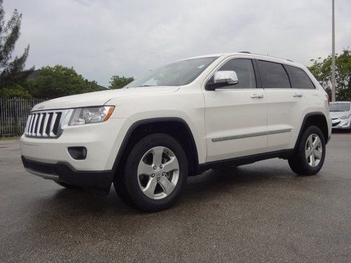 Beautiful grand cherokee in leather