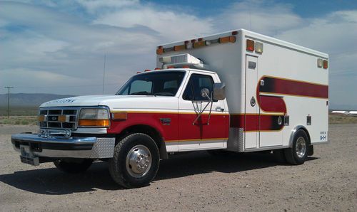 No reserve - 1995 ford f350 xlt 7.3l diesel 97,700 low original miles ambulance