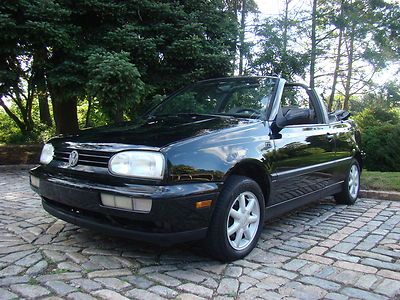 1995 volkswagen vw golf mk3 automatic black on black wolsburg edition no reserve