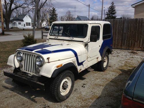 Awesome running 1980 jeep cj7 base sport utility 2-door 4.2l 1-owner 72,000 .