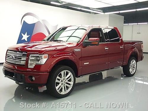 2013 ford f-150 ltd #638 ecoboost 4x4 sunroof nav 11k! texas direct auto