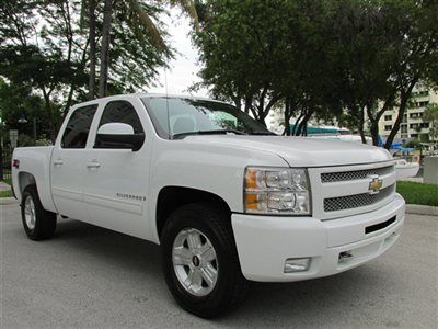 Chevrolet 1500 silverado crew cab ltz z71 4x4 flex fuel leather