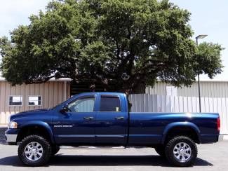 2003 blue slt 5.9l i6 4x4 long bed flares cruise  power options spray liner