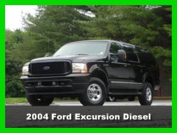 2004 ford excursion limited suv 4x4 6.0l powerstroke diesel dvd leather 3rd row