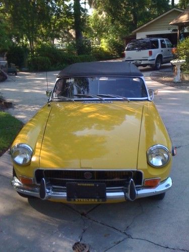 Mgb 1972-78k miles.low price great cond/original  soft top/hardtop,ocala florida