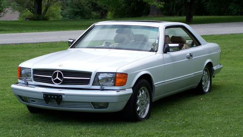 1990 mercedes-benz 560sec base coupe 2-door 5.6l.  incredible condition!!!