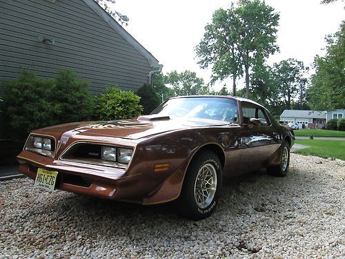 1978 trans am ws6 400 4-speed w72, 69k original miles, phs docs show restoration