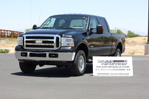 2005 ford f250 diesel 4x4 xlt crew cab 4-door 4wd clean runs great see video