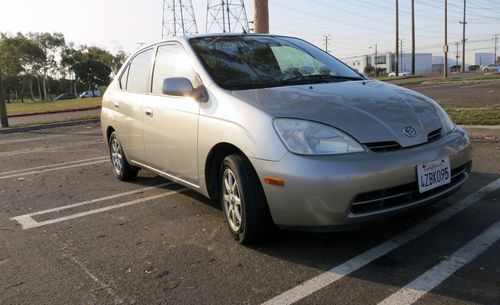 2002 Toyota Prius Base Sedan 4-Door 1.5L Silver 47mpg Clean California Car, US $4,000.00, image 2