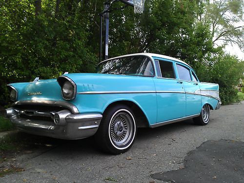 1957 chevrolet bel air base sedan 4-door 3.8l