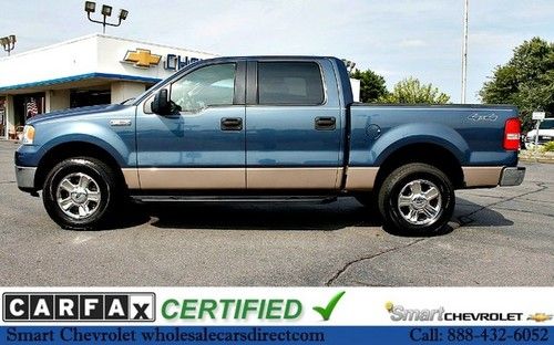 Used ford f 150 crew cab xlt 4x4 pickup trucks 4wd automatic truck we finance v8