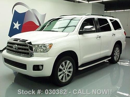 2010 toyota sequoia ltd 4x4 sunroof nav dvd 20's 65k mi texas direct auto