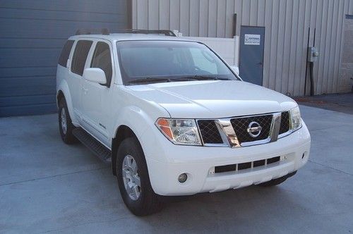 Warranty 2005 nissan pathfinder se off road 4wd 3rd row v6 tow suv 05 4x4 awd