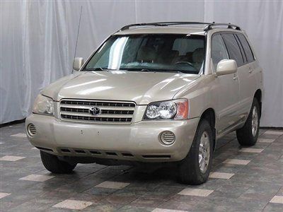 2003 toyota highlander awd 115k cd tinted rear spoiler runs good