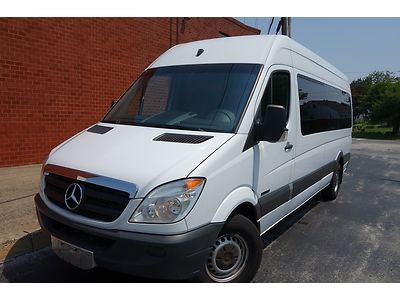 Dodge sprinter 2500 diesel high top 14 passanger cruise cold a/c free autocheck