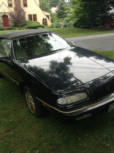 1995 chrysler lebaron gtc convertible 2-door 3.0l