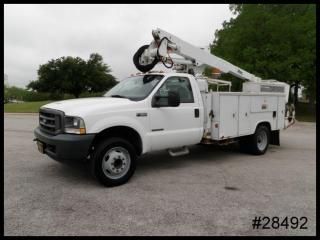 F550 10' knapheide service body utility altec bucket lift ladder rack we finance