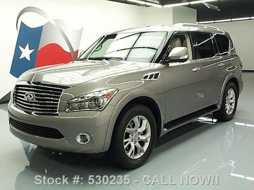 2013 infiniti qx56 theater sunroof nav dvd 20's only 9k texas direct auto