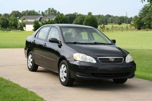 2005 toyota corolla le, automatic, black