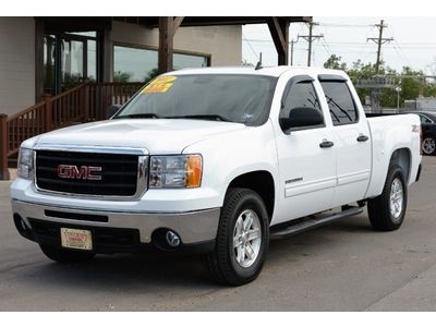 2011 gmc sierra 1500 slt 4x4 crew cab heated leather pwr seats woodgrain bed lnr