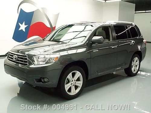 2010 toyota highlander limited sunroof nav rear cam 49k texas direct auto