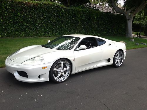 2001 ferrari 360 modena f1 coupe 2-door 3.6l