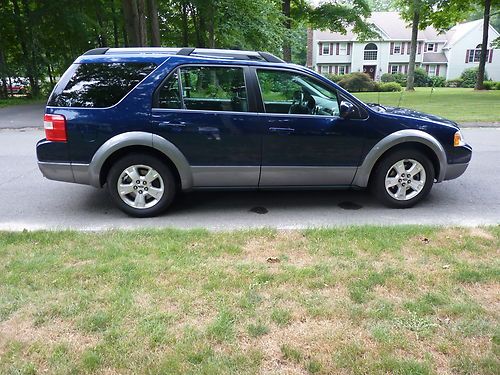 2006 ford freestyle sel wagon 4-door 3.0l, blue w/gray accent trim, gray leather