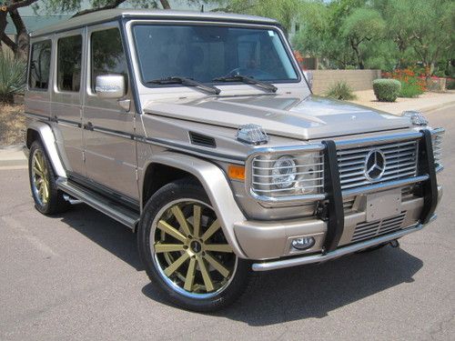 2007 mercedes benz g55 amg, 5.5l supercharged v8, 22" gianelle wheels, serviced!