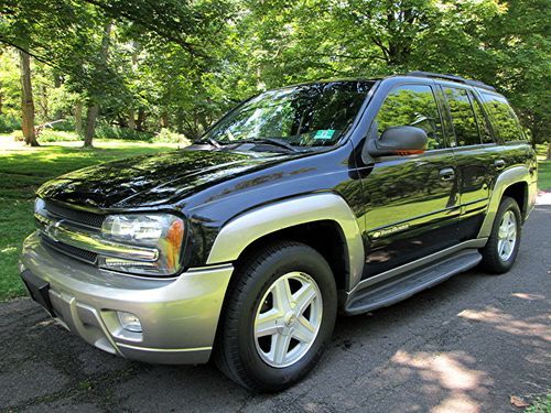 No reserve 2003 chevrolet trailblazer ltz sport utility 4-door 4.2l.rear wheel d