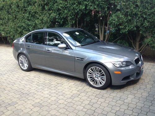 2011 bmw m3 e90 sedan 37k miles space gray- dct- exc cond - cpo thru 10/2016