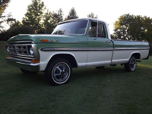 1972 f-100 ranger. 302 v-8, a/t, p.s., p.b., 90k miles! rust-free georgia truck