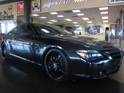 06 bmw 650i coupe 6 speed manual black carbon fiber