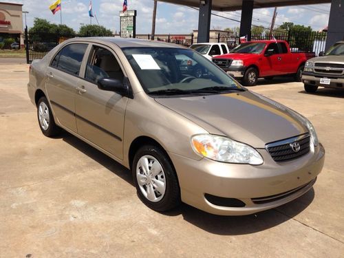 2008 toyota corolla ce sedan 1.8l 1 owner nonsmoker 86k miles v clean no reserve