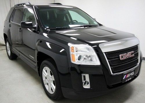 Black gmc terrain sle 4wd rearview camera clean carfax we finance hwy miles