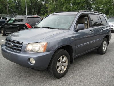 2001 toyota highlander limited v6 a/c cold