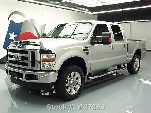 2010 ford f-250 lariat crew diesel fx4 4x4 rear cam 30k texas direct auto