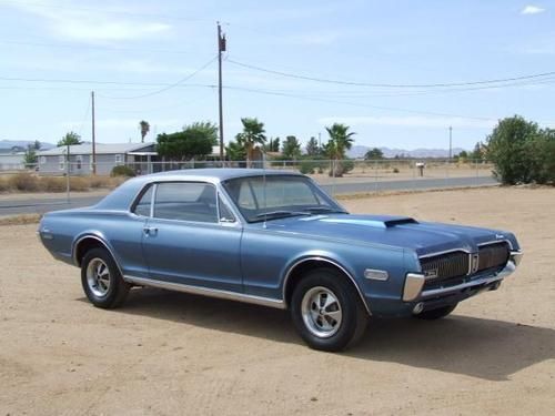 Nice blue 1968 mercury cougar 4.7l 289 engine - automatic transmission