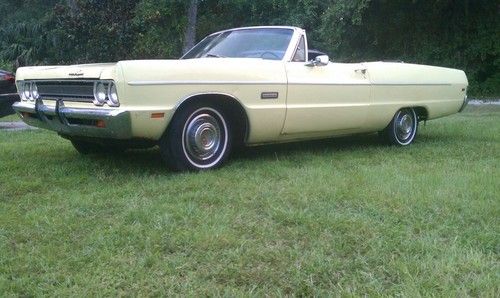 1969 plymouth fury iii convertible 5.2l 318