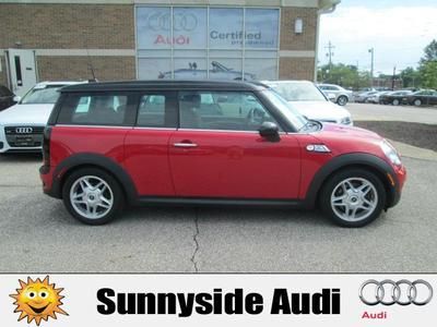 2009 mini cooper s clubman one-owner red 6-speed alloys 50k clean inspected
