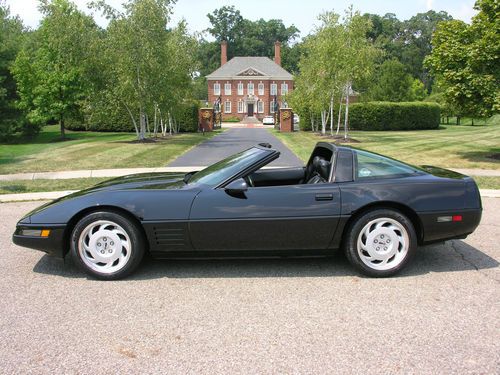 1991 chevrolet corvette targa top 6 speed