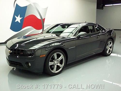 2012 chevy camaro 2lt rs auto htd leather hud 20's 7k! texas direct auto