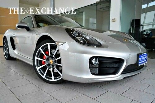 1500 mls!* 2014 cayman s/6-spd/premium pck/chrono/park/ventld sts* $80,785 msrp!