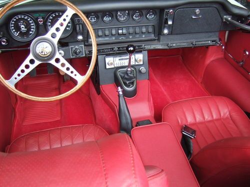 1969 Jaguar E-Type XKE Roadster 48k Miles Hard Top, California Black Plate Car, image 5