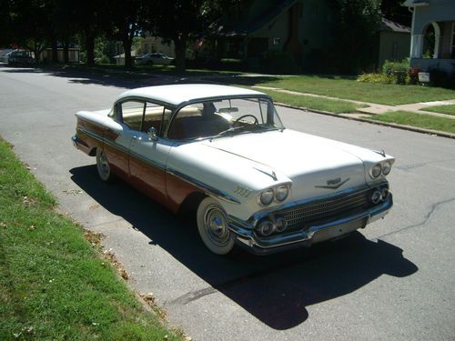 1958 58 Chevy Chevrolet Belair Bel Air 4 Door Hardtop Hard Top, image 6